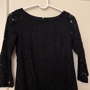 Vince camuto black lace dress size: 4